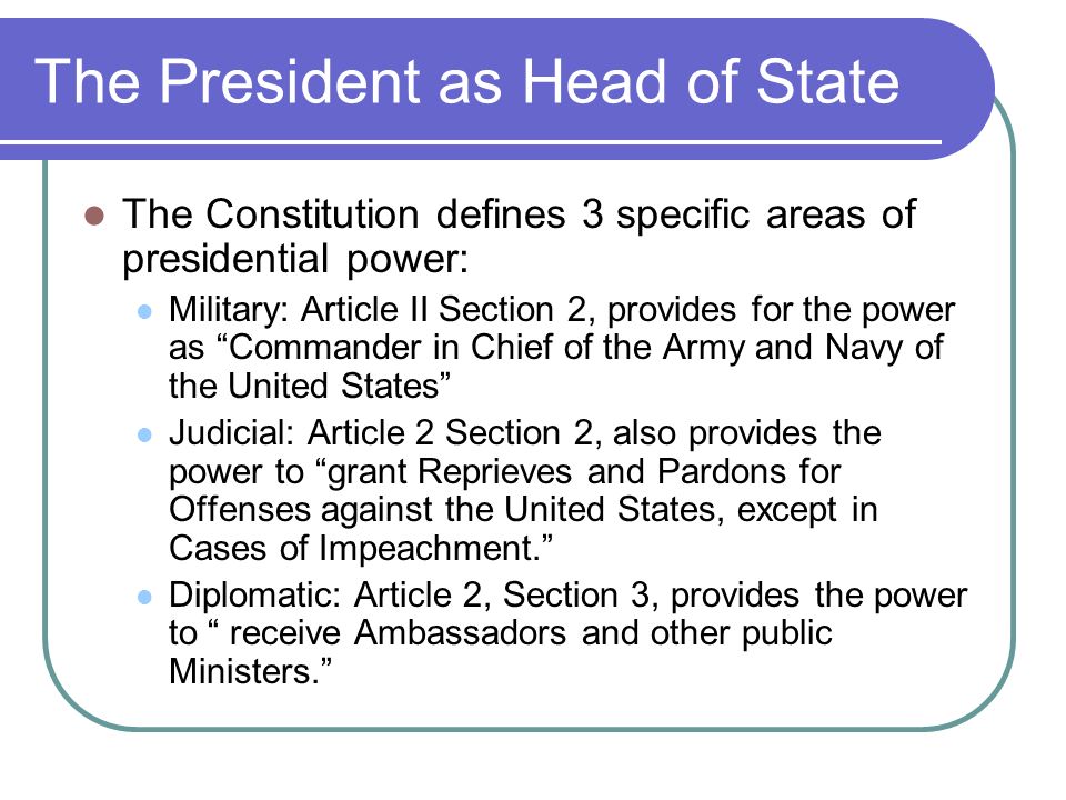 the presidential powers as stipulated by article ii of the us constitution Start studying gov 100 chapter 10 learning assessment the president's executive powers are stipulated in article ii of the constitution. the presidential powers as stipulated by article ii of the us constitution Start studying gov 100 chapter 10 learning assessment the president's executive powers are stipulated in article ii of the constitution.