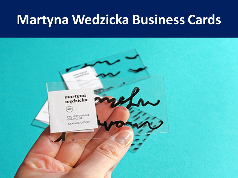 Martyna Wedzicka Business Cards