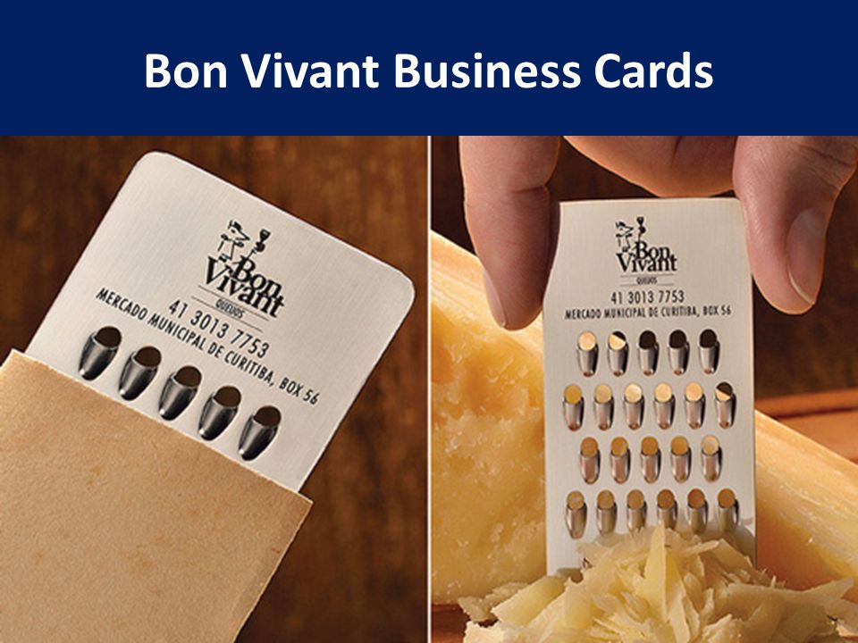 Bon Vivant Business Cards