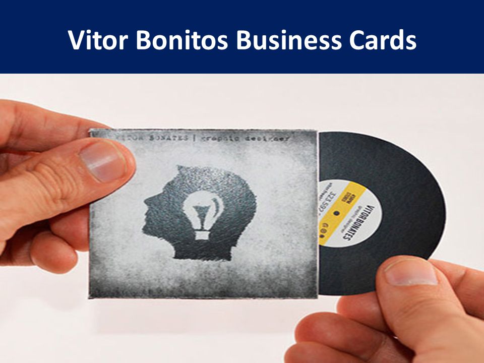 Vitor Bonitos Business Cards