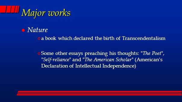transcendentalist essay transcendentalist essay