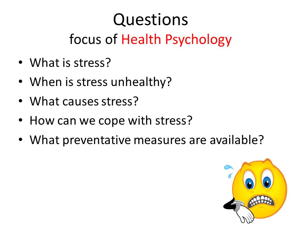 Thesis Statement About Stress