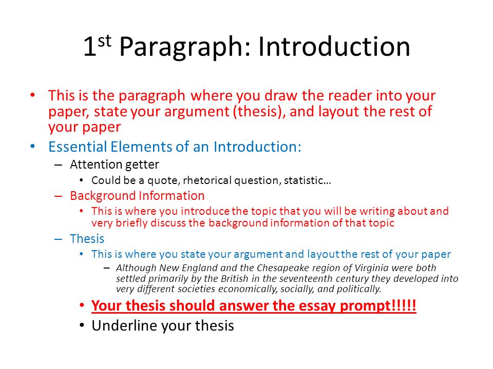 good intro paragraph essay Introduction types the introduction is the most important part of your essay, and it has one purpose to fulfill above all others: to draw in the reader. good intro paragraph essay Introduction types the introduction is the most important part of your essay, and it has one purpose to fulfill above all others: to draw in the reader.