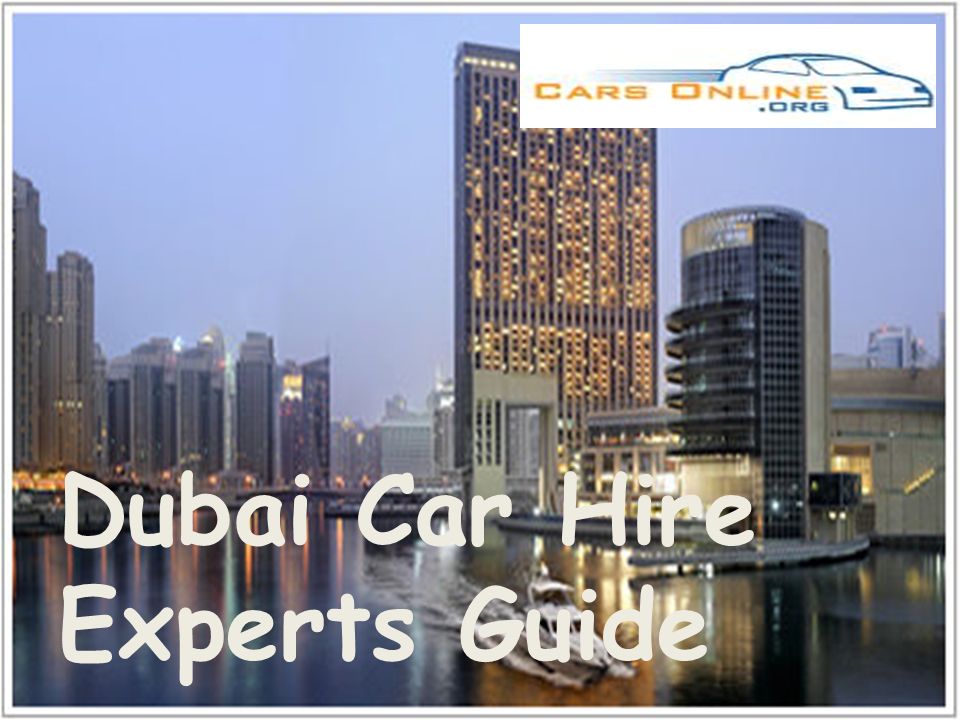 Dubai Car Hire Experts Guide