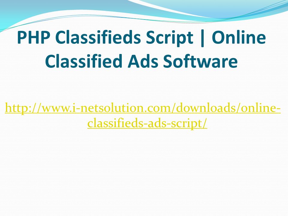 PHP Classifieds Script | Online Classified Ads Software   classifieds-ads-script/