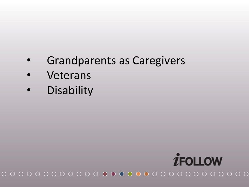 Grandparents as Caregivers Veterans Disability