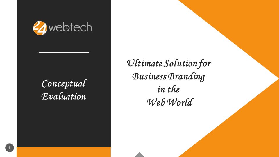 11 Conceptual Evaluation 1 Ultimate Solution for Business Branding in the Web World