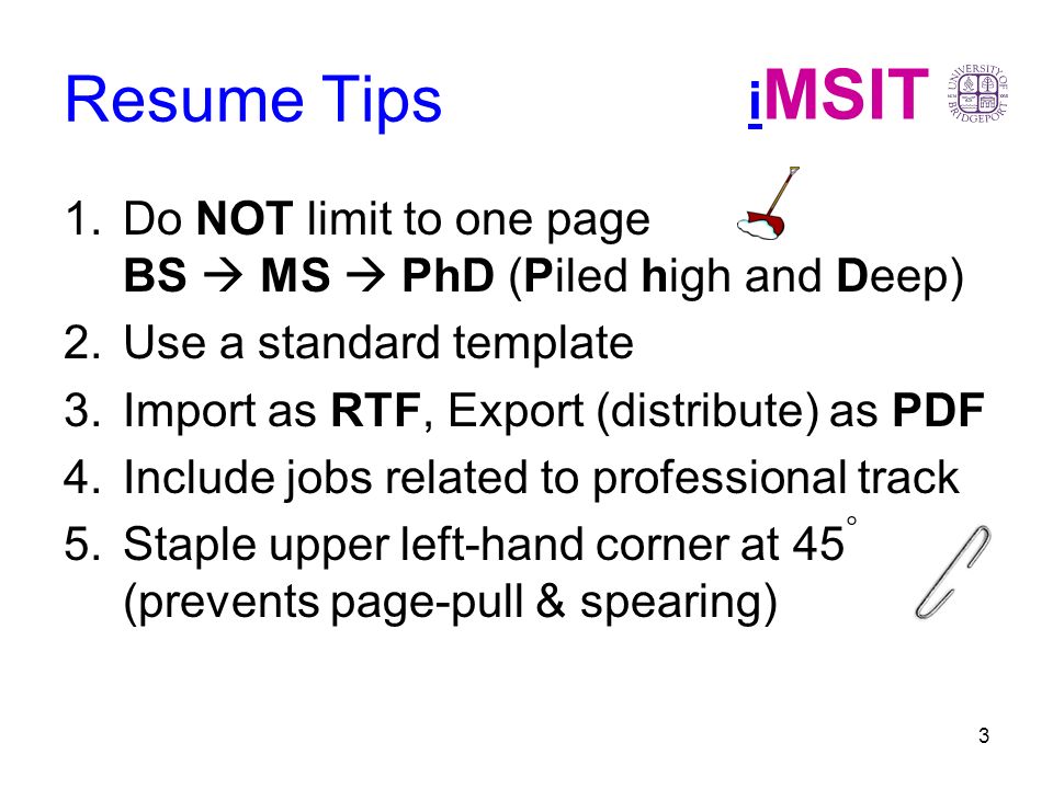 rtf resume