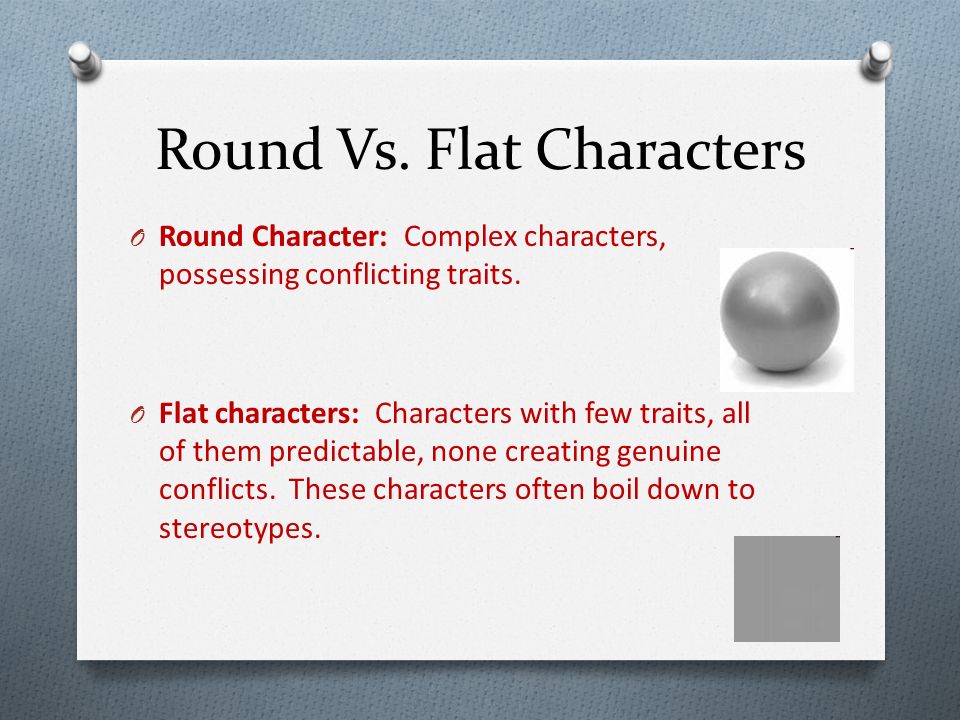 round and flat characters round and flat characters