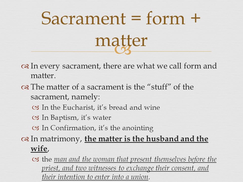 matter and form of confirmation look bookeyes co matter and form of eucharist