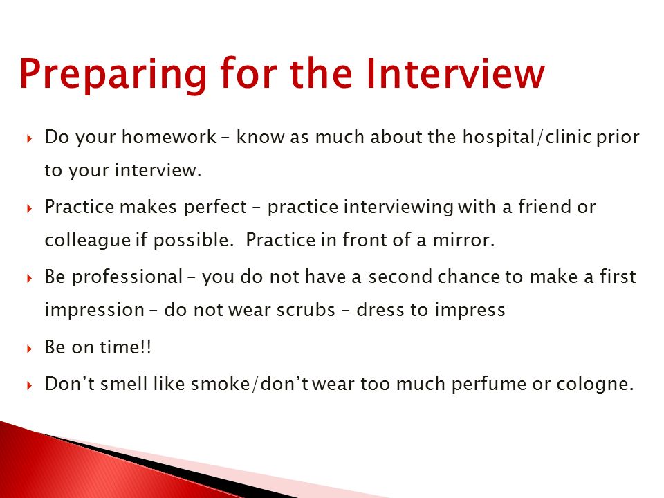 preparing for second interview