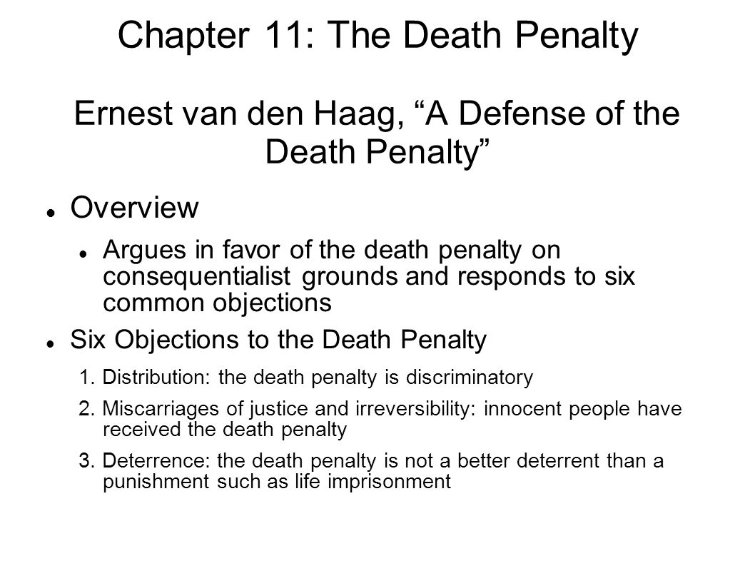 Argumentative Essay About Death Penalty