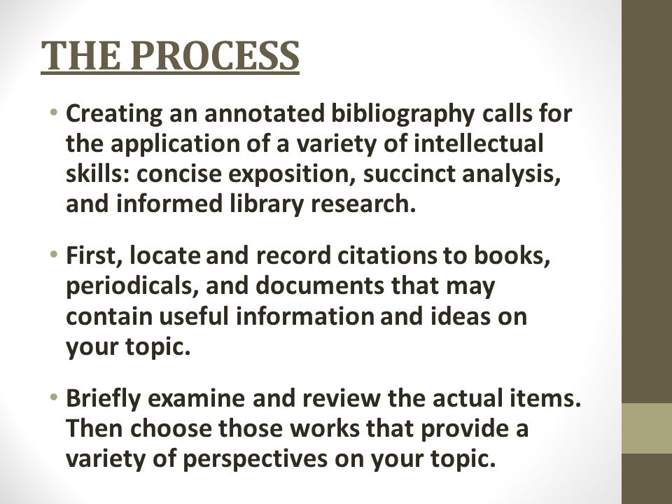 How To Write An Annotated Bibliography For Nursing