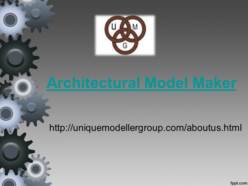 Architectural Model Maker