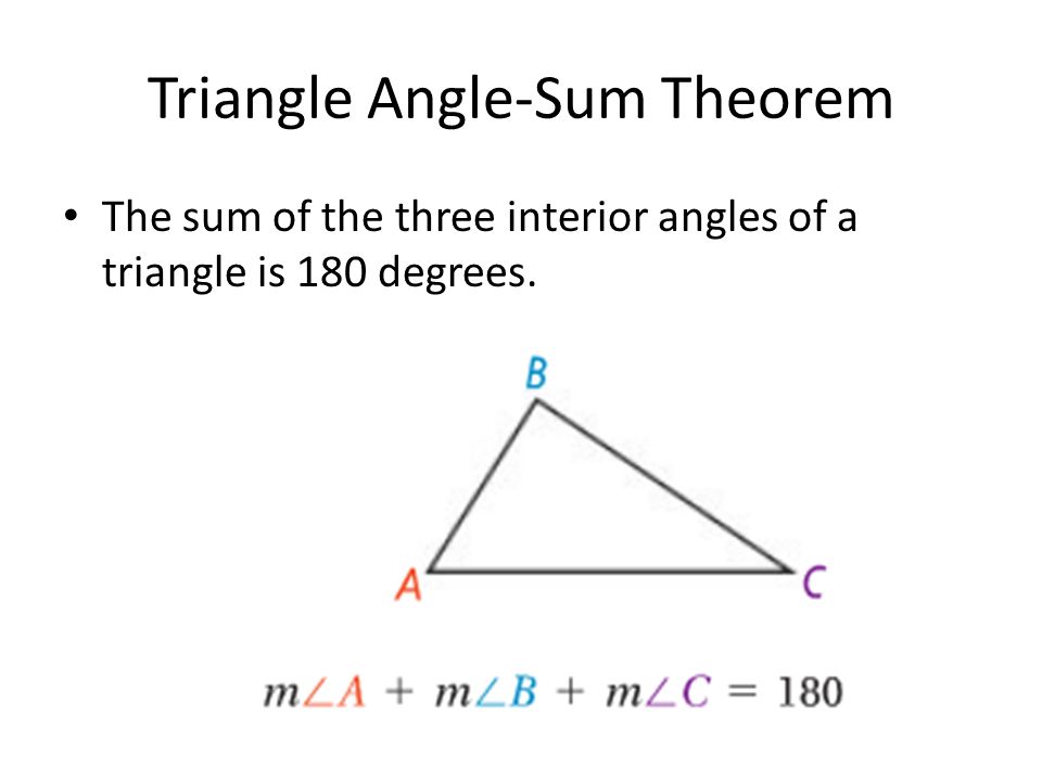 Triangle Angle Sum Theorem Lessons Tes Teach