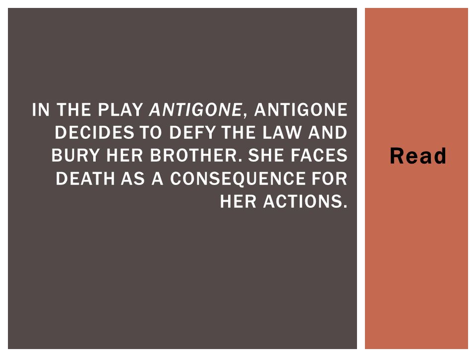 Essay On Antigone