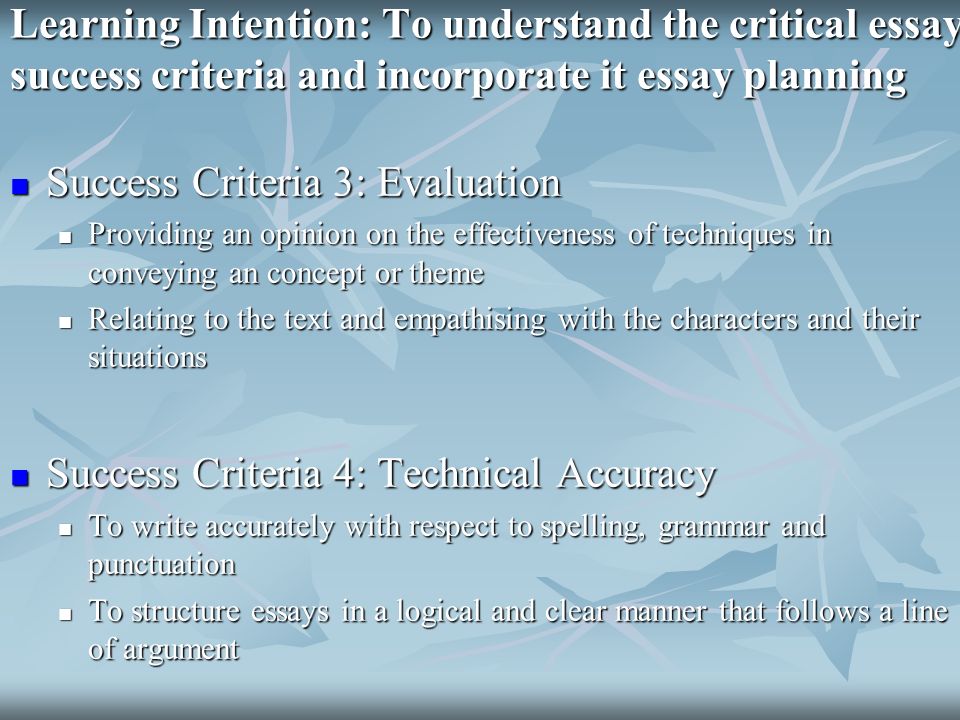 Narrative Style Essay