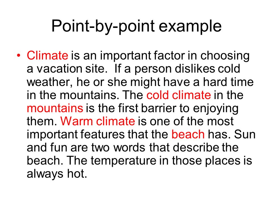 compare contrast essay outline examples