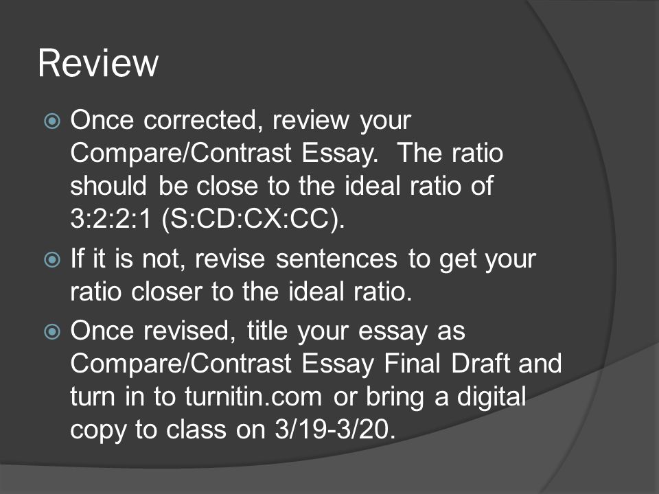 How To Start Compare And Contrast Essay