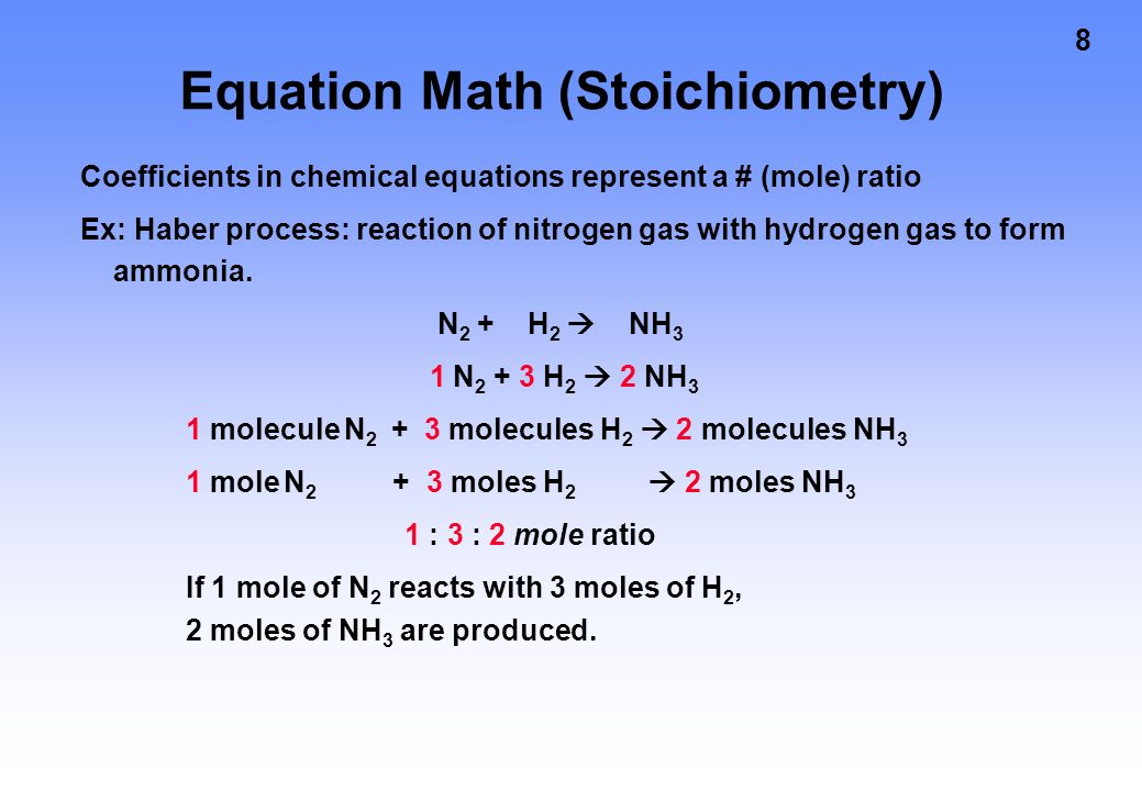 1 Ionic Equations Compounds And Acids Dissociate Separate 8 Equation Math Stoichiometry Coefficients In Chemical Equations Represent A Mole