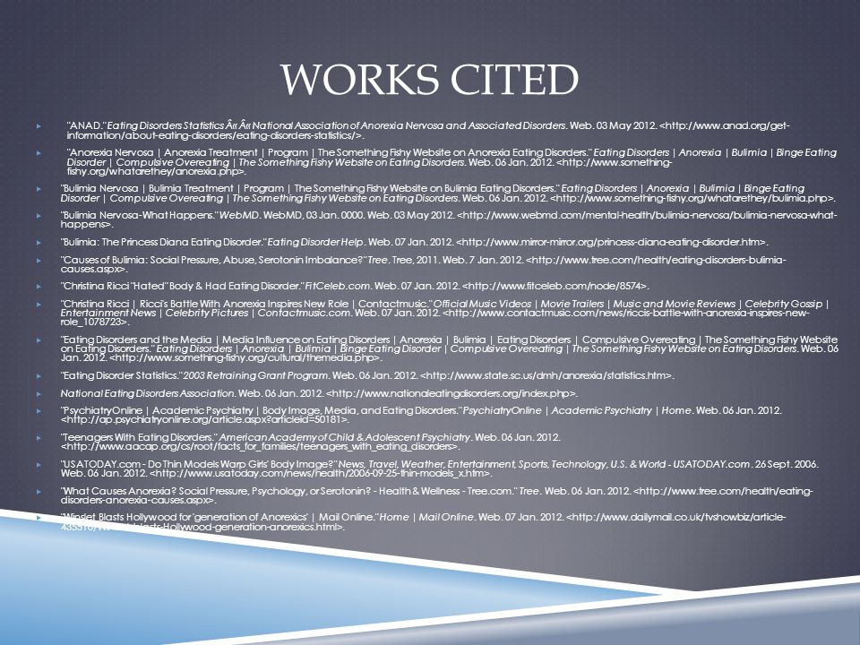 Eating Disorder Research Paper