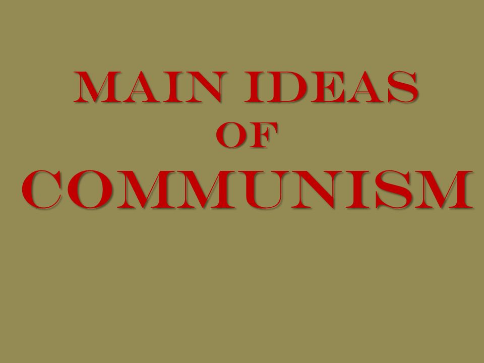 MARX The ideas of MARX andEngels became the basis of the economic economic andpolitical system