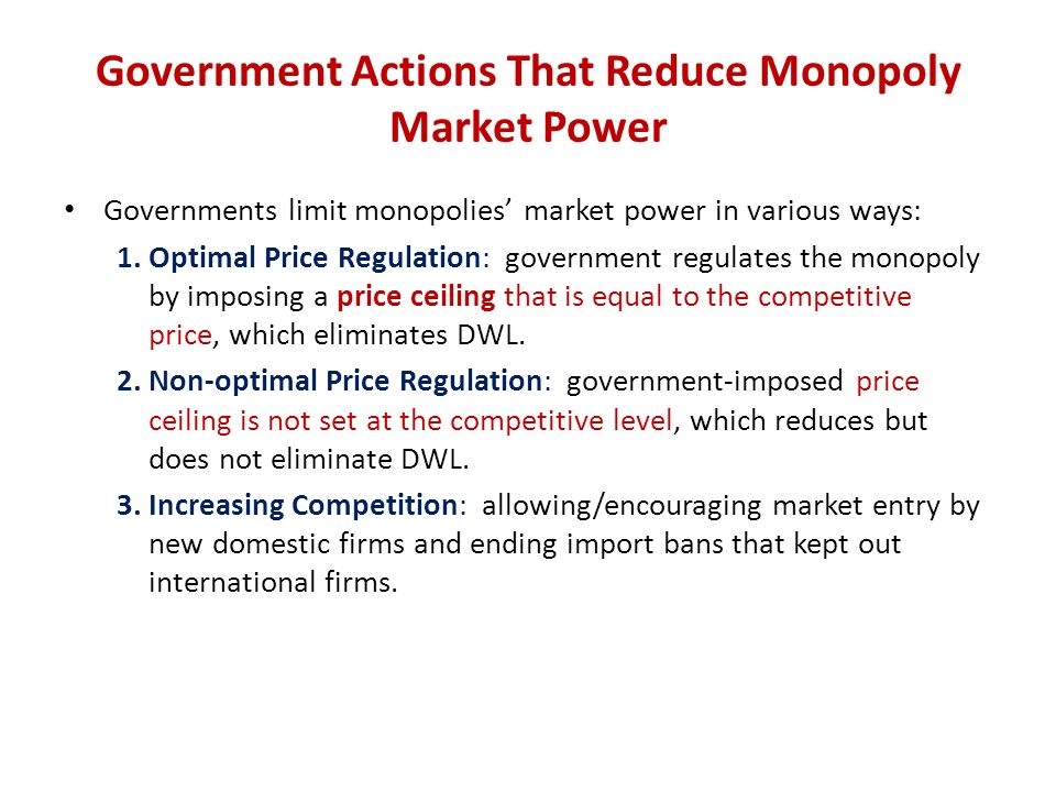 what factors cause a monopoly market While there only a few cases of pure monopoly when firms merge to given them a dominant position in a market maintaining monopoly power - barriers to entry. what factors cause a monopoly market While there only a few cases of pure monopoly when firms merge to given them a dominant position in a market maintaining monopoly power - barriers to entry.