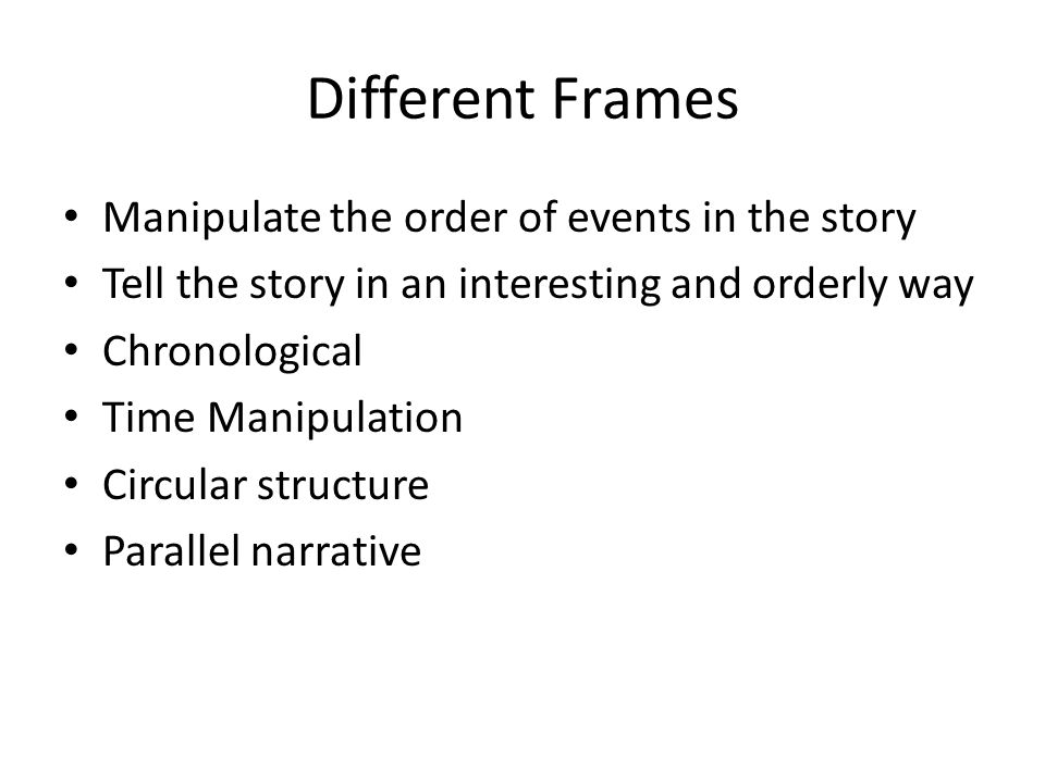 Structure Of A Narrative Essay