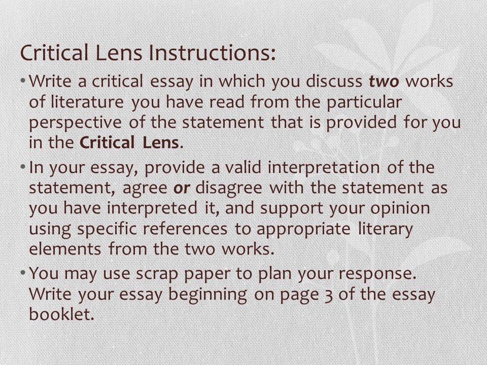 critical discussion essay Guide to critical essay writing the different stages you need to go through to write an excellent critical essay: de-code the essay title plan your essay. critical discussion essay Guide to critical essay writing the different stages you need to go through to write an excellent critical essay: de-code the essay title plan your essay.