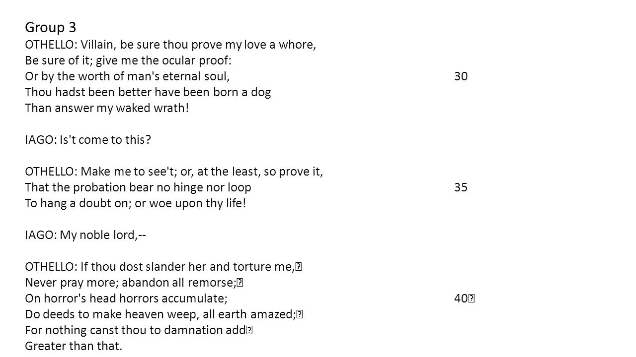 essay on iago as a villain Iago the villain essayiago the villain william shakespeare, in his play, othello the moor of venice, brings to life one of his most complex villains, iago iago plays the ancient of othello, who is the general of the venetian forces as an ancient, iago is to be a loyal servant to othello. essay on iago as a villain Iago the villain essayiago the villain william shakespeare, in his play, othello the moor of venice, brings to life one of his most complex villains, iago iago plays the ancient of othello, who is the general of the venetian forces as an ancient, iago is to be a loyal servant to othello.