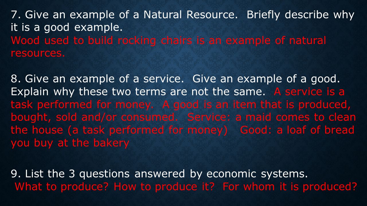 good example good example