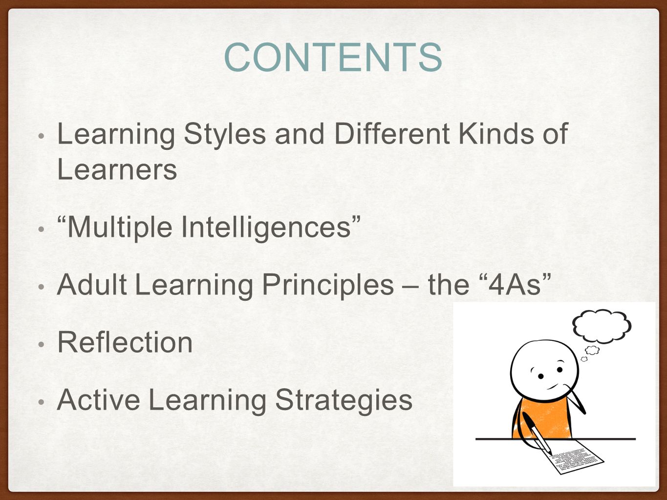 learning styles presentation learning styles presentation