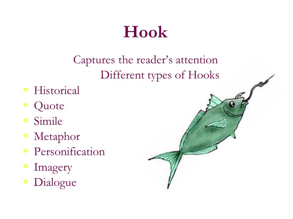 types of hooks for essays