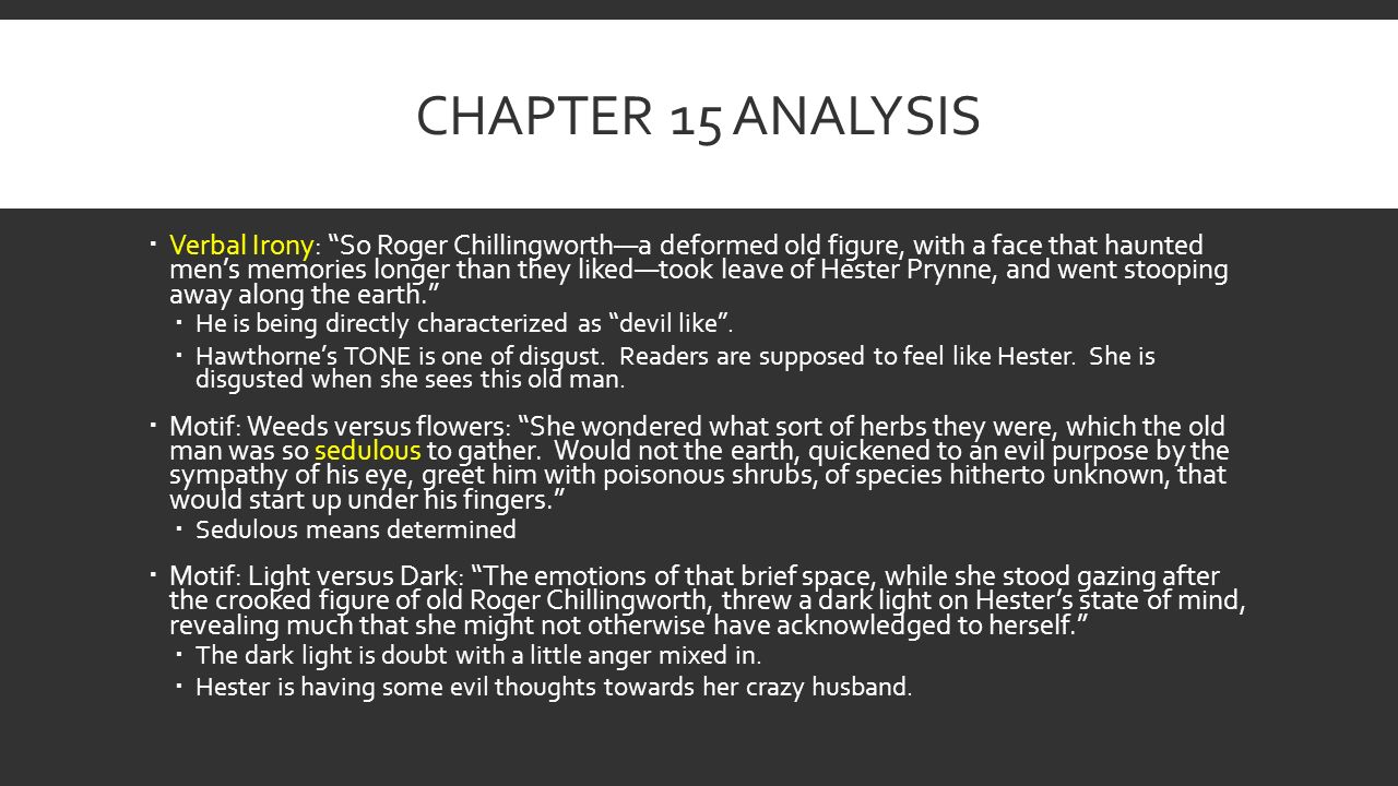 an analysis of the character of roger chillingworth in the scarlet letter an analysis of the character of roger chillingworth in the scarlet letter