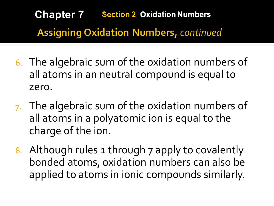 Chapter 7 It Is Possible To Determine The Charge Of An Ion In 8 Chapter