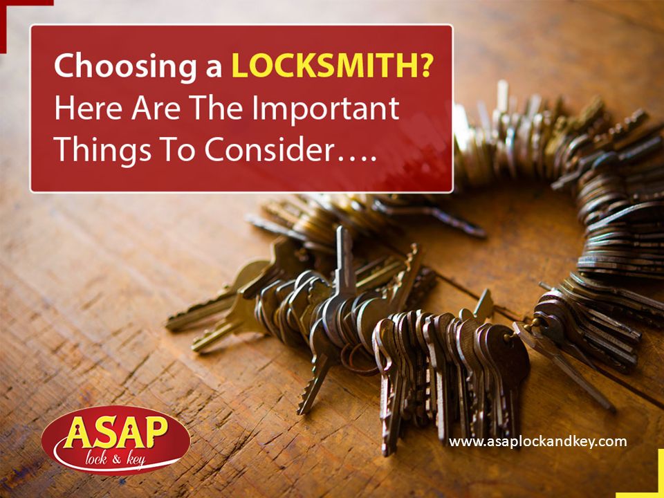 Choosing a Locksmith Here Are The Important Things To Consider….