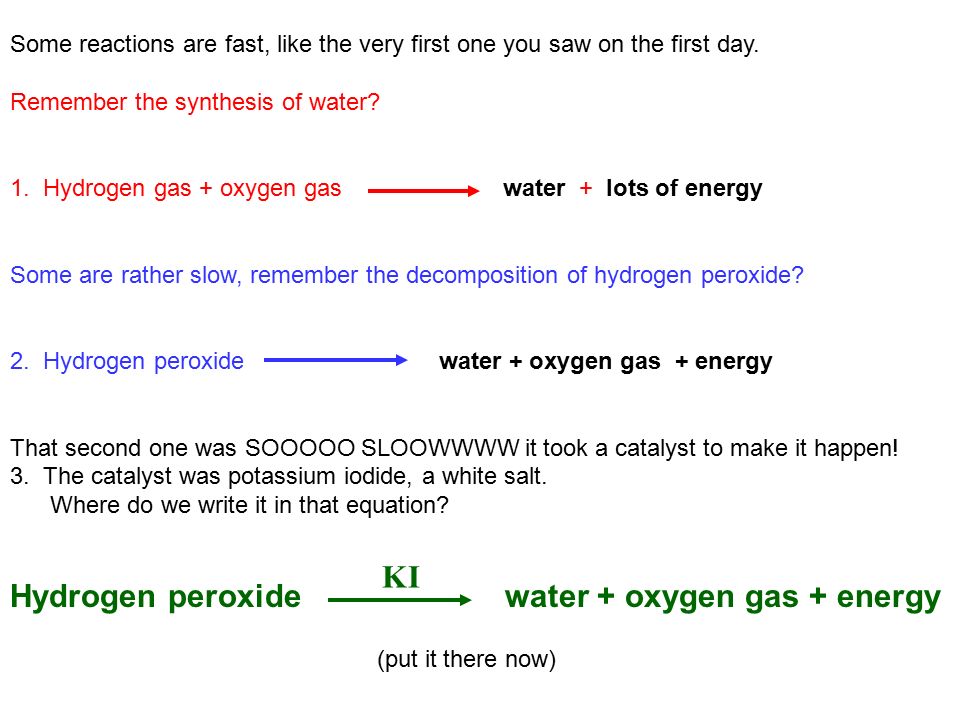 Kinetics Class 1 Ob Intro To And Equilibrium Chemistry 3 Some