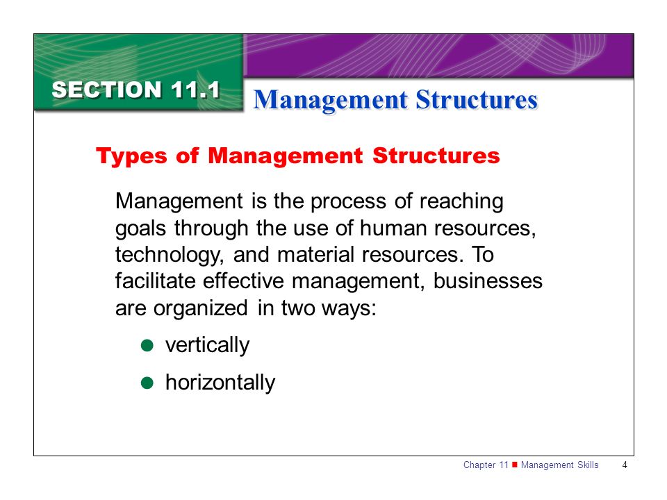types of management skills