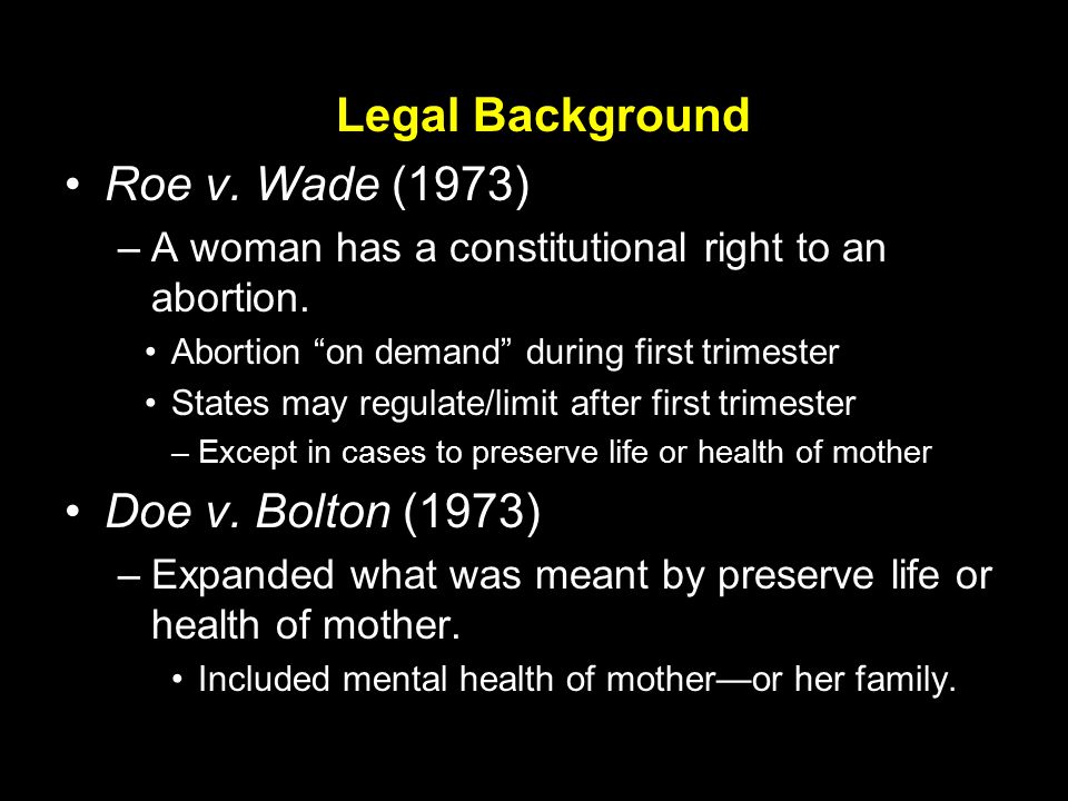 roe vs wade thesis In roe vwade, 410 us 113 (1973), the supreme court held that a pregnant woman has a fundamental privacy right to obtain an abortion 410 us at 153, 155-56 the court’s opinion was written by justice harry blackmun. roe vs wade thesis In roe vwade, 410 us 113 (1973), the supreme court held that a pregnant woman has a fundamental privacy right to obtain an abortion 410 us at 153, 155-56 the court’s opinion was written by justice harry blackmun.