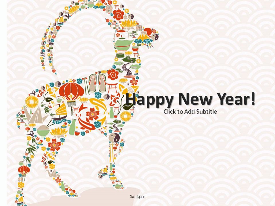 Happy New Year! Click to Add Subtitle Sanj.pro