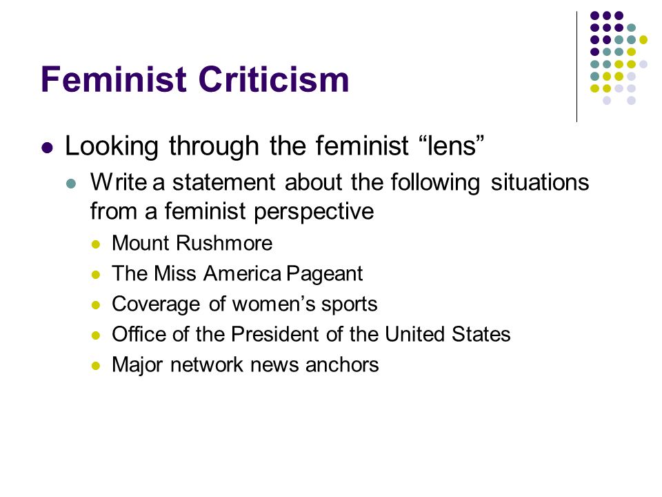 what is feminist criticism
