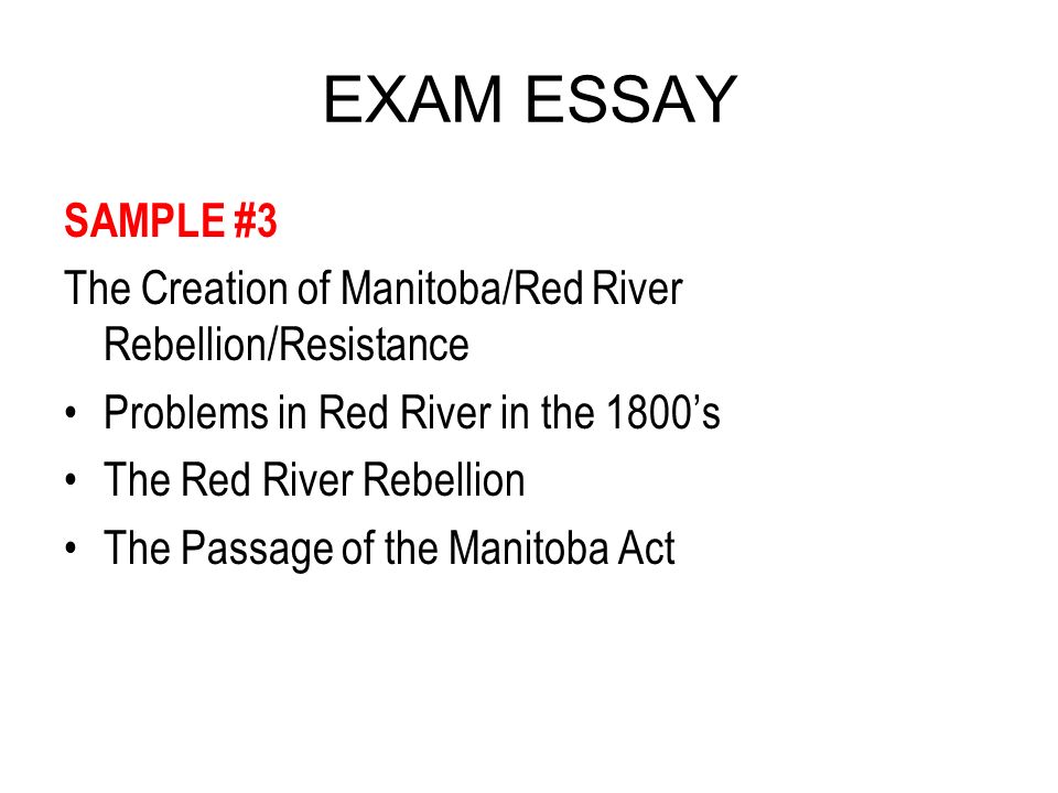 Sample Act Essay