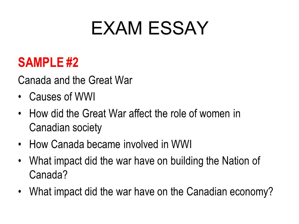 Causes of ww1 essay topics