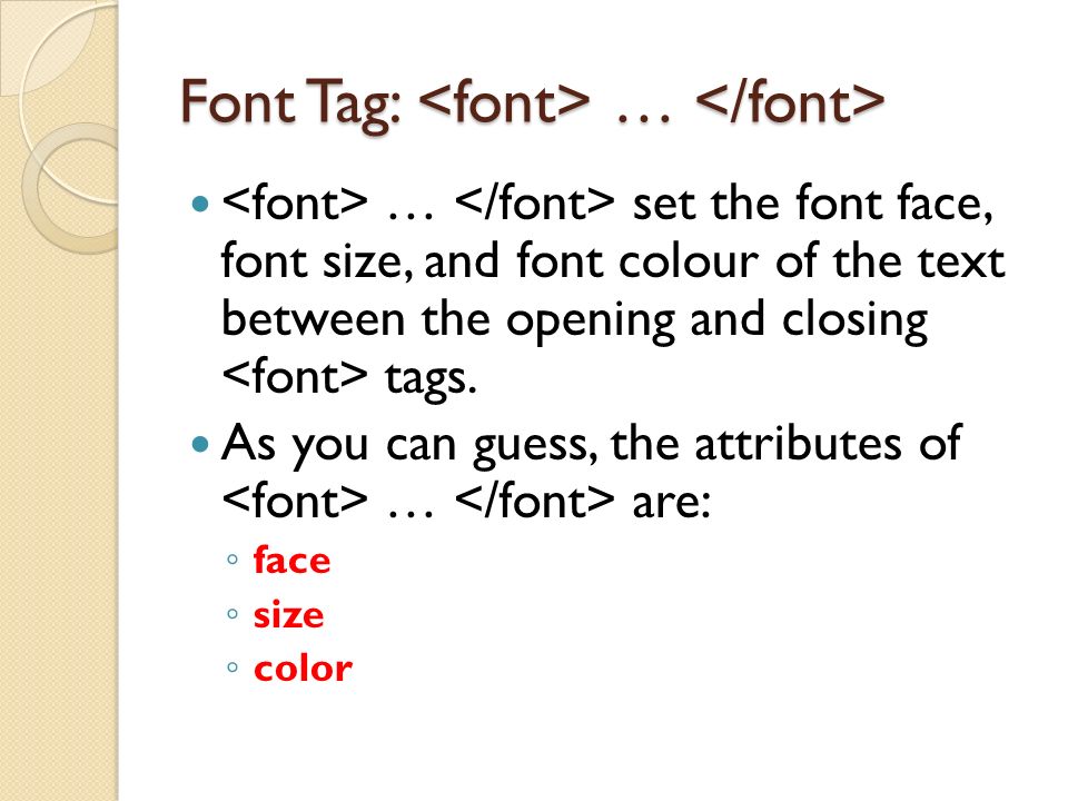 introduction to html 4 0 getting started links images font and font size tags
