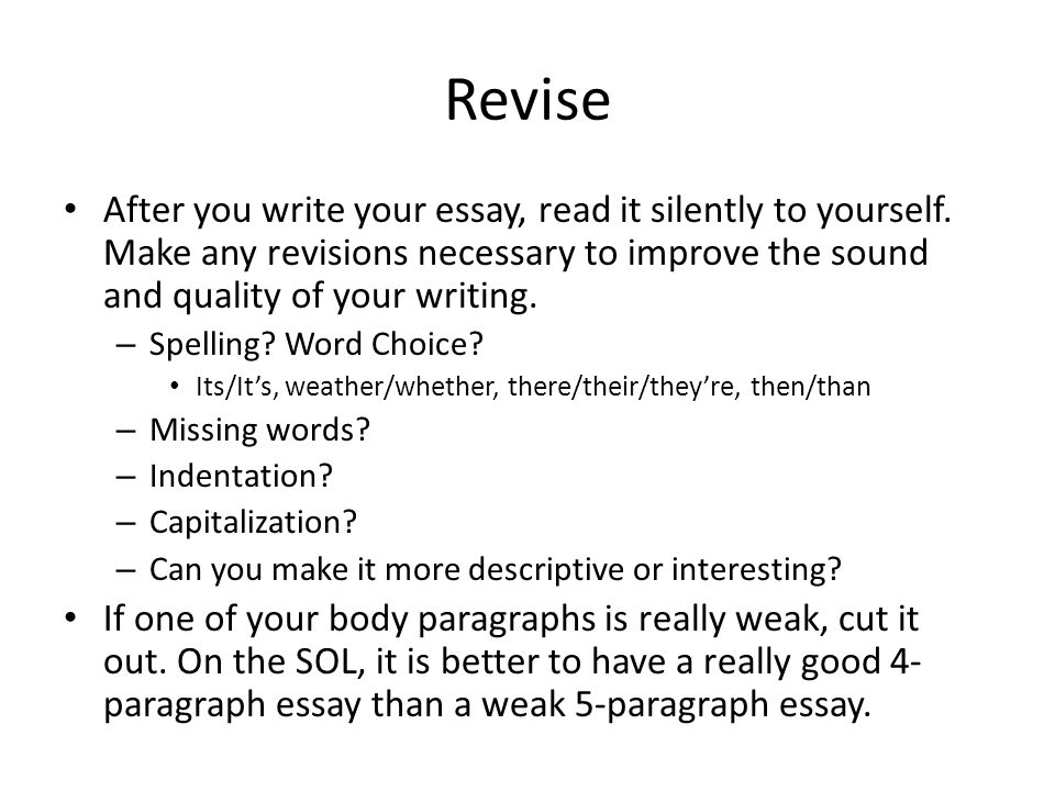 Write An Essay About Yourself
