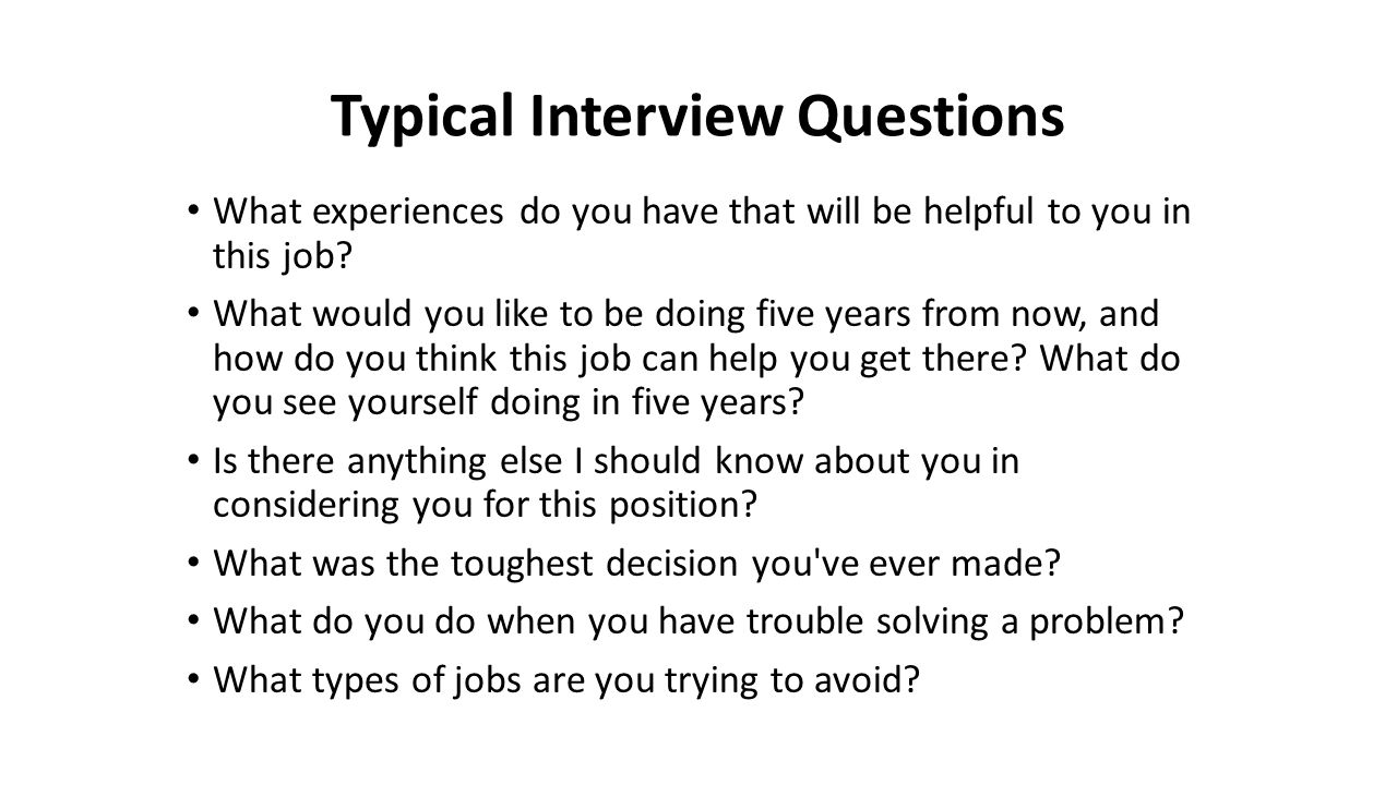 what do you see yourself doing five years from now