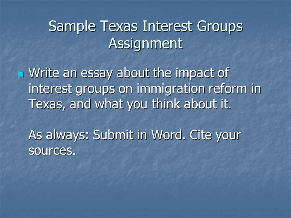 interest groups 5 essay In the research paper “interest groups and political parties” the author defines interest groups in political terms as a collection ofindividuals. interest groups 5 essay In the research paper “interest groups and political parties” the author defines interest groups in political terms as a collection ofindividuals.