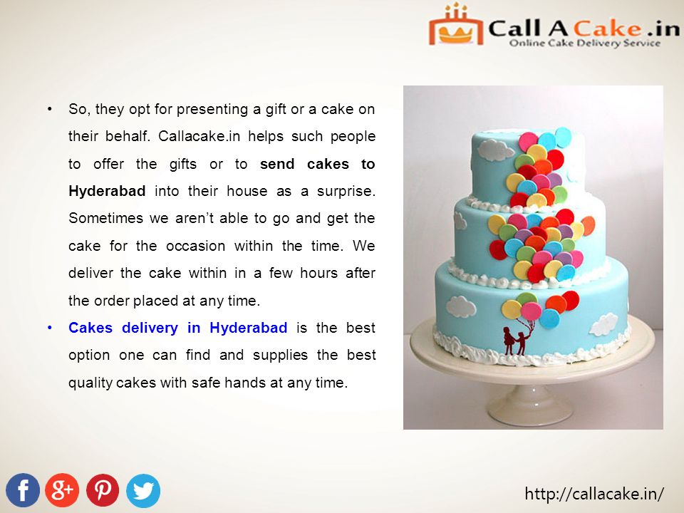 So, they opt for presenting a gift or a cake on their behalf.