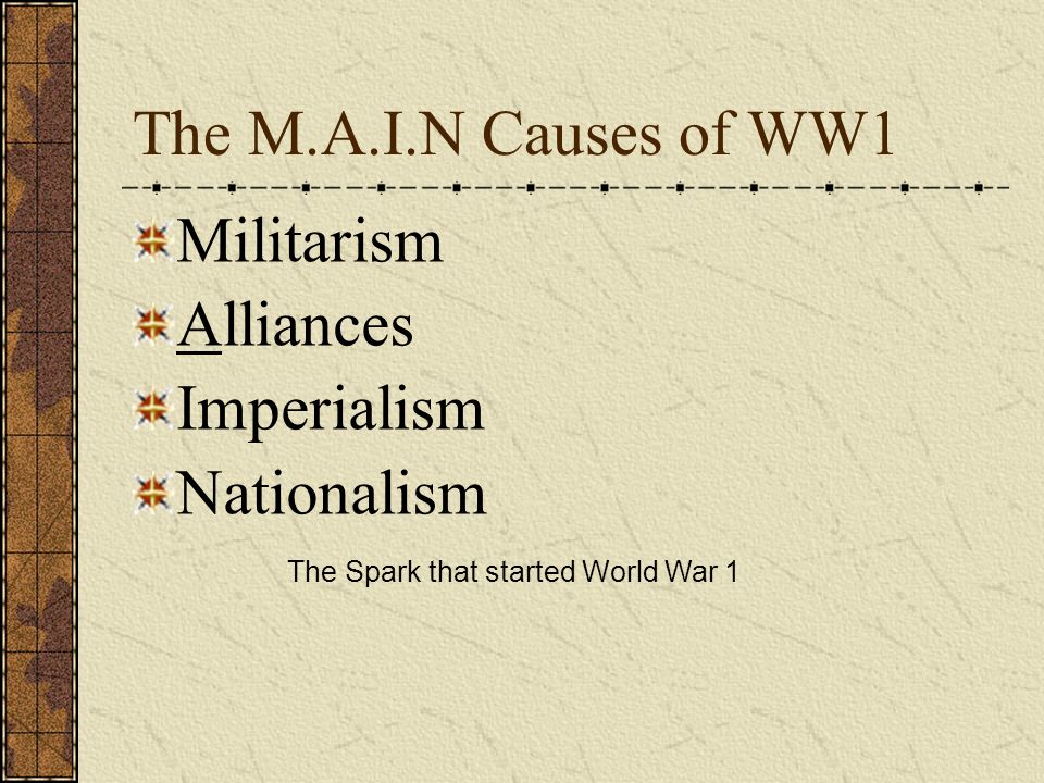 causes of world war 1 alliances essay causes of world war 1 alliances essay