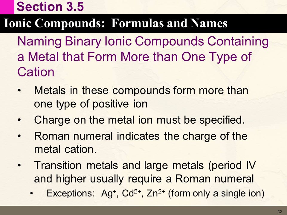 chapter 3 molecules compounds and chemical equations ppt download metals form what type of ions